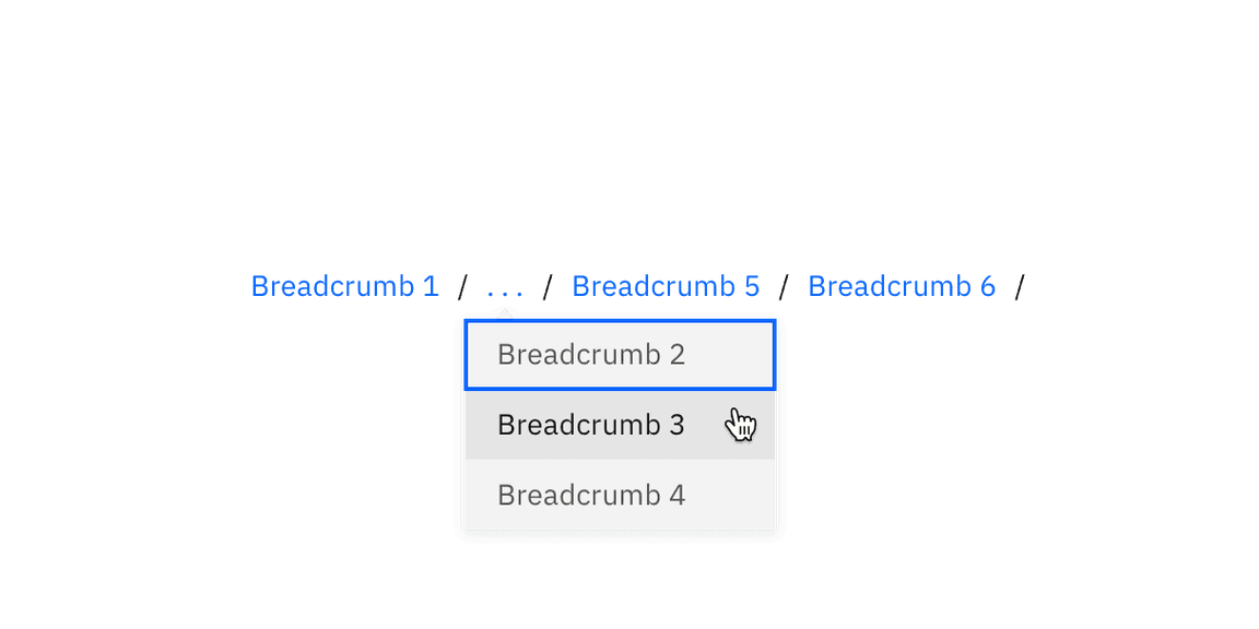 Truncated breadcrumbs